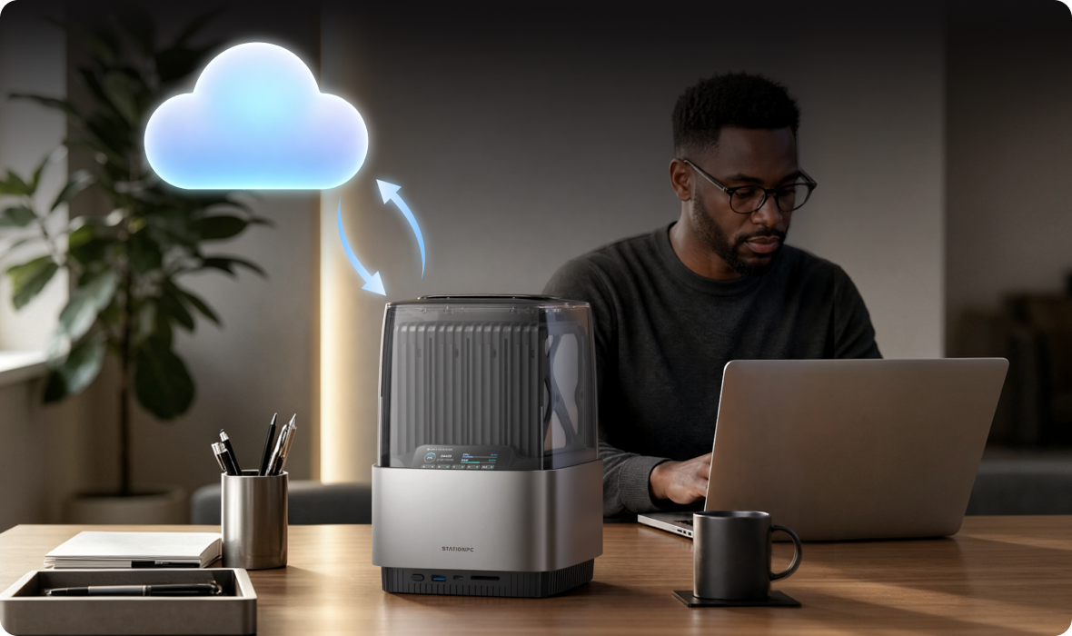 DA400 sync files between devices