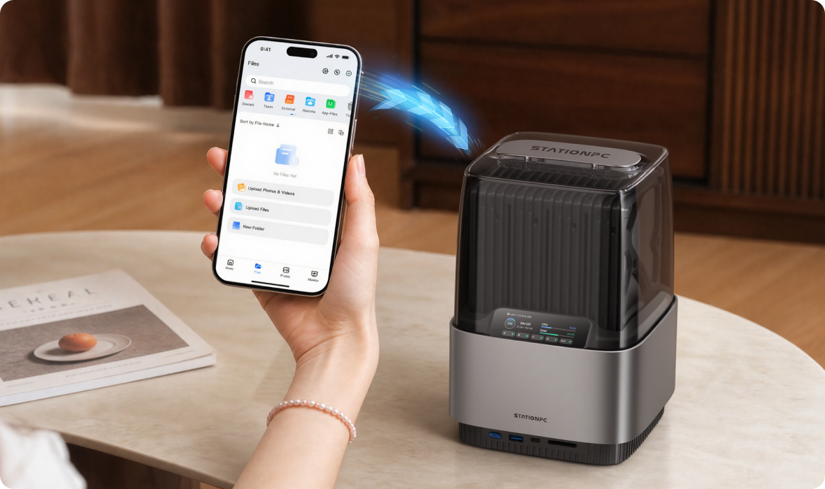 DA400 phone storage backup
