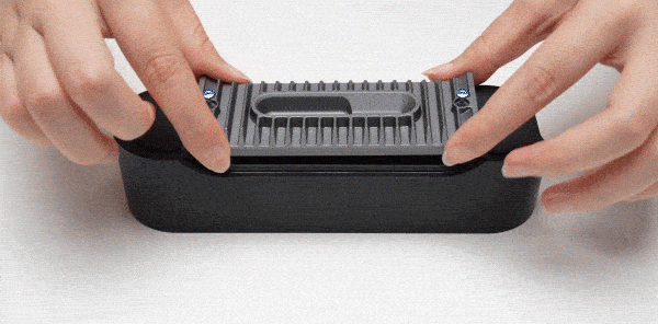 Install the bottom panel back and tighten the screws.