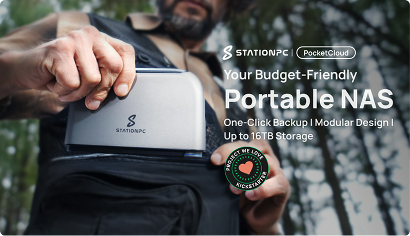 PocketCloud: Portable NAS That Backs Up Your World On the Go