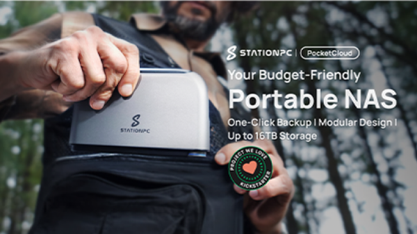 PocketCloud: Portable NAS That Backs Up Your World On the Go