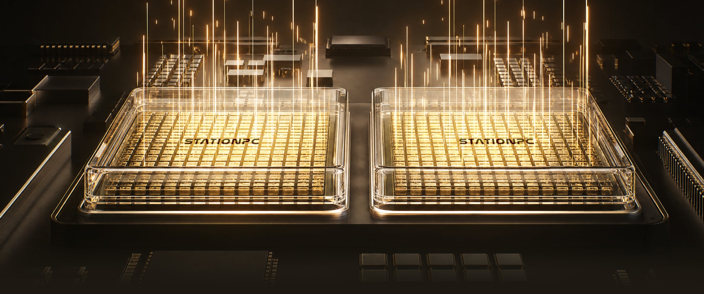 DA400 dual-chip local AI architecture